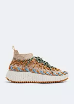 Кроссовки CHLO Nama sock sneakers, бежевый