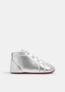 Кроссовки Christian Louboutin Baby Funnytopi, серебряный