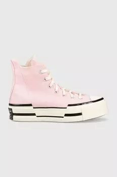 Кроссовки Chuck 70 Plus HI Converse, розовый