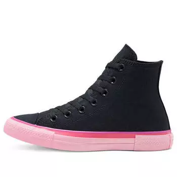 Кроссовки chuck taylor all star black/pink Converse, черный