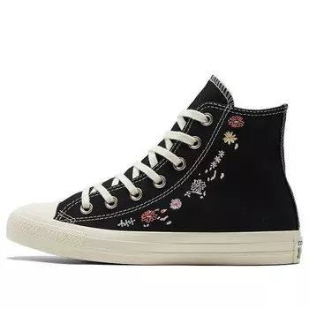 Кроссовки chuck taylor all star high 'embroidered floral - black' Converse, черный