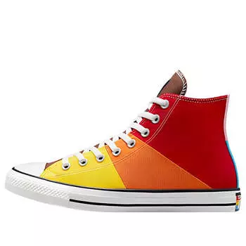 Кроссовки chuck taylor all star high 'pride - proud to be rainbow' Converse, фиолетовый