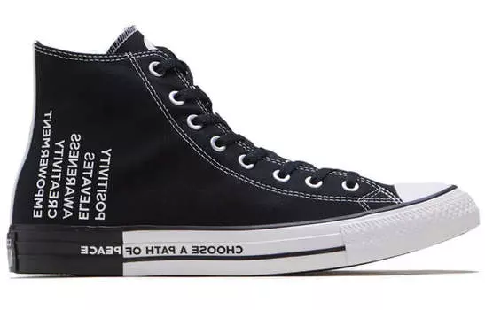 Кроссовки chuck taylor all star high 'seek peace - black' Converse, черный