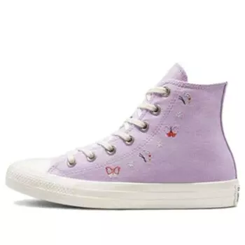 Кроссовки chuck taylor all star high top 'lilac mist' Converse, сиреневый