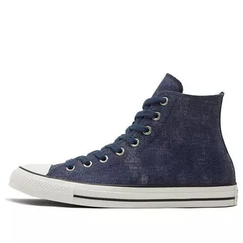 Кроссовки chuck taylor all star high 'washed canvas - midnight navy' Converse, синий