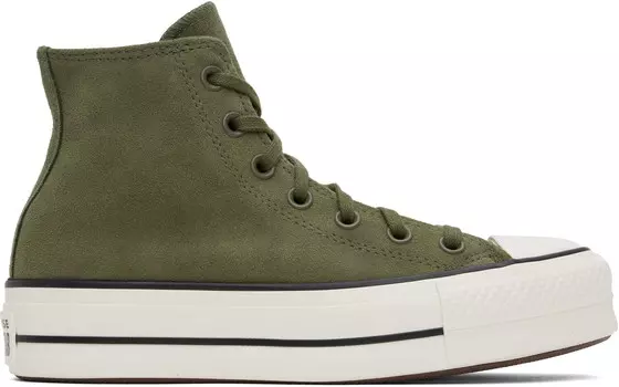 Кроссовки Chuck Taylor All Star Lift Platform цвета хаки Converse, Utility/Egret/Black