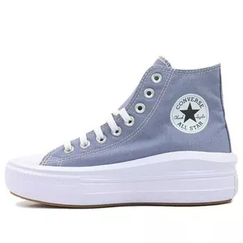 Кроссовки chuck taylor all star move high top 'thunder daze' Converse, синий