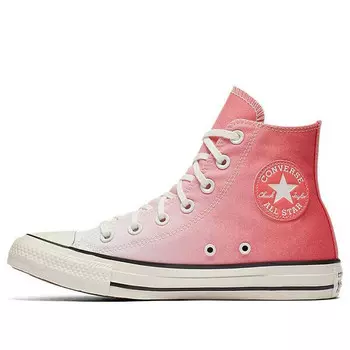 Кроссовки chuck taylor all star ombre wash high top Converse, розовый
