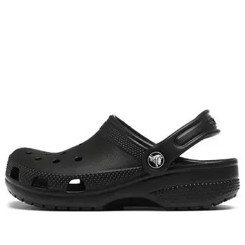 Кроссовки classic clogs 'black' Crocs, черный