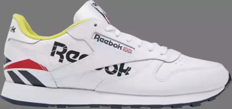 Кроссовки classic leather 'ati' Reebok, белый