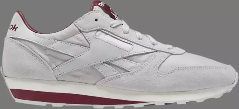 Кроссовки classic leather az 'grey merlot' Reebok, серый