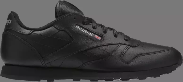 Кроссовки classic leather j 'black' Reebok, черный