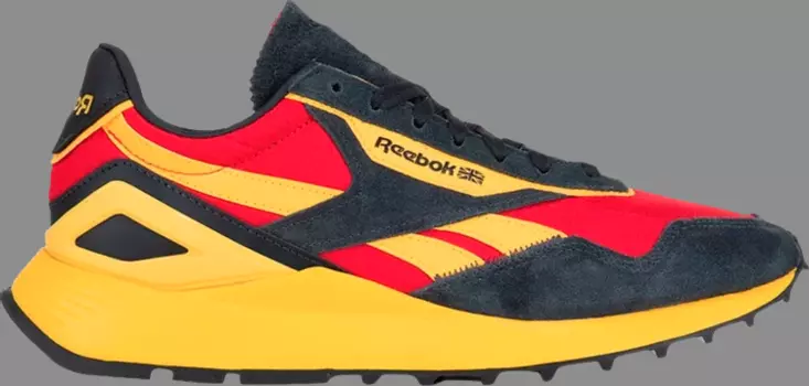 Кроссовки classic leather legacy az 'yellow vectren red' Reebok, желтый
