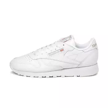Кроссовки classic leather Reebok, белый
