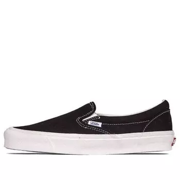 Кроссовки classic slip-on og 'black' Vans, черный