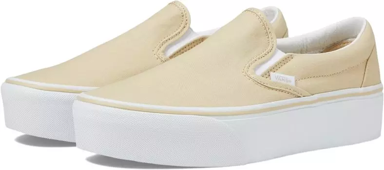 Кроссовки Classic Slip-On Stackform Vans, цвет Gravel