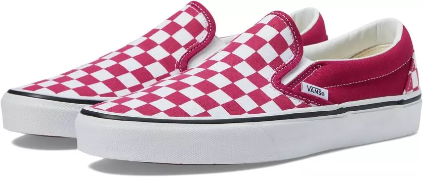 Кроссовки Classic Slip-On Vans, цвет Color Theory Checkerboard Cherries Jubilee