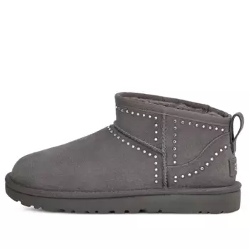 Кроссовки classic ultra mini bling Ugg, серый