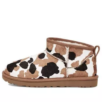 Кроссовки classic ultra mini 'cow print' Ugg, мультиколор