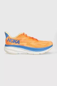 Кроссовки Clifton 9 Hoka, оранжевый
