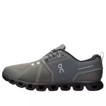 Кроссовки cloud 5 waterproof 'asphalt magnet' On Running, серый