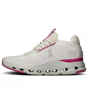 Кроссовки cloudnova 'undyed white carnation' On Running, белый