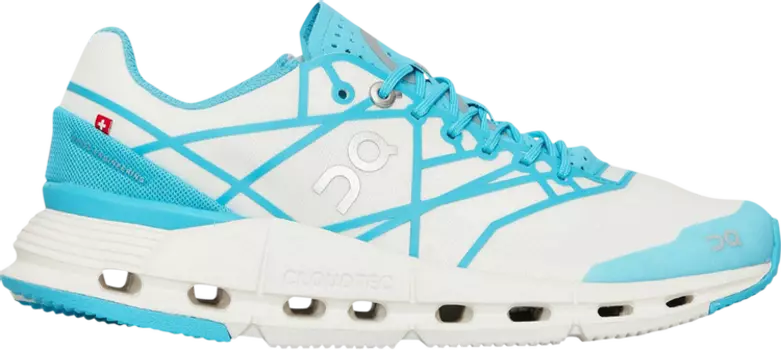 Кроссовки Cloudnova Z5 White Cyan, синий