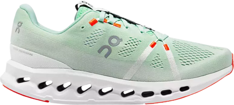 Кроссовки Cloudsurfer 'Creek White', зеленый