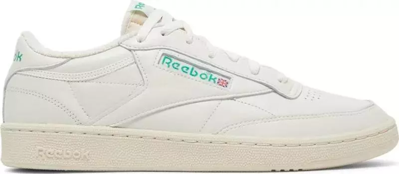 Кроссовки club c 1985 tv 'chalk glen green' Reebok, белый