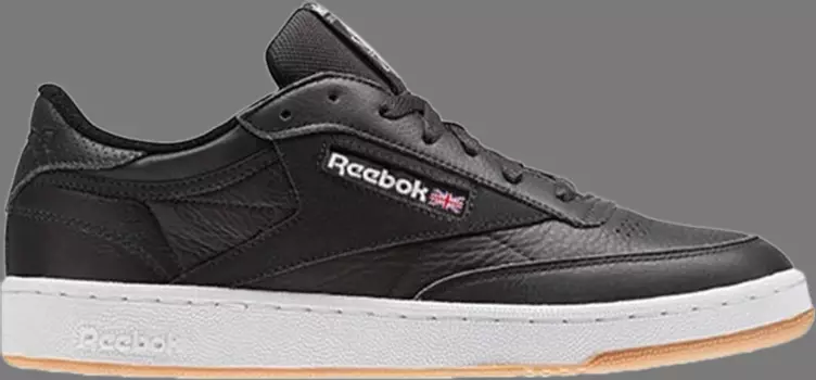 Кроссовки club c 85 'coal black' Reebok, черный