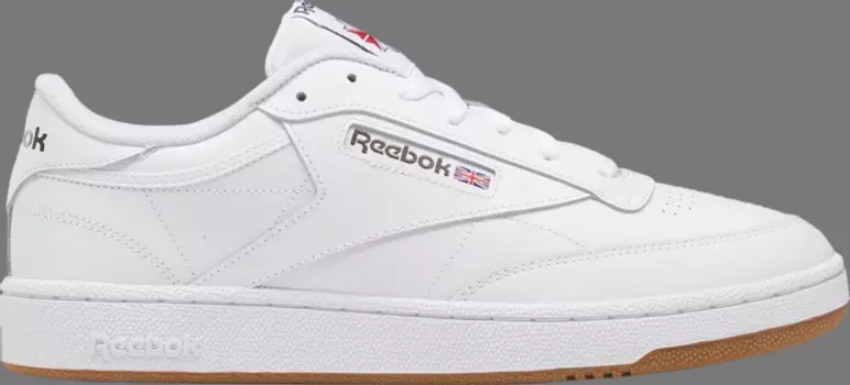 Кроссовки club c 85 'white gum' Reebok, белый