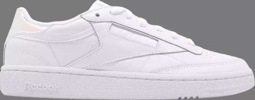 Кроссовки club c 85 mu 'iridescent hologram' Reebok, белый