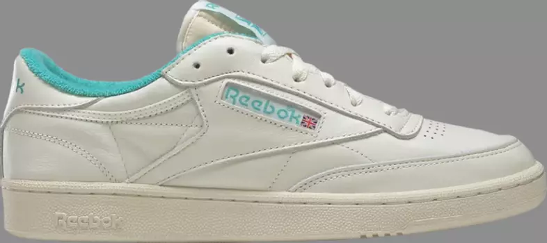 Кроссовки club c 85 vintage 'chalk classic teal' Reebok, пломбир