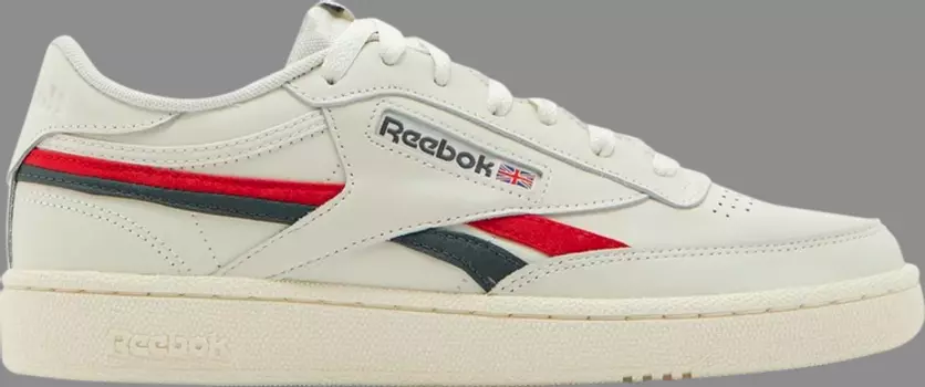 Кроссовки club c revenge 'chalk vector red' Reebok, белый