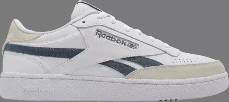 Кроссовки club c revenge 'white brave blue' Reebok, белый