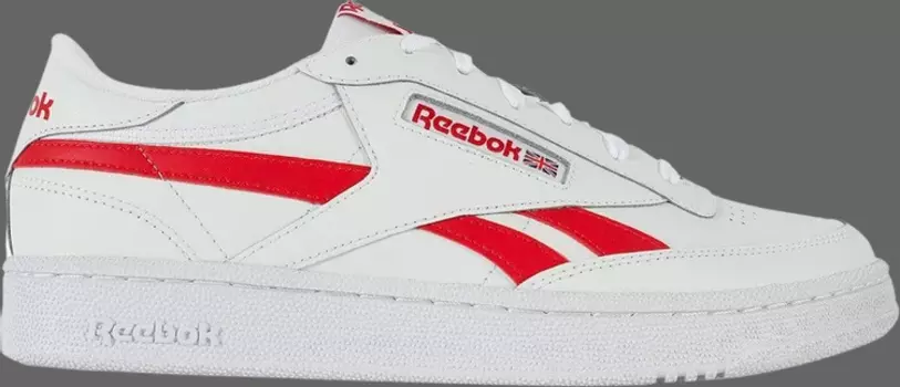 Кроссовки club c revenge 'white primal red' Reebok, белый