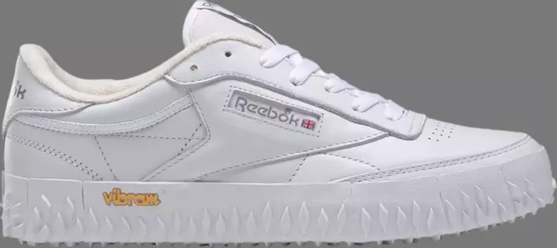 Кроссовки club c vibram 'white pure grey' Reebok, белый