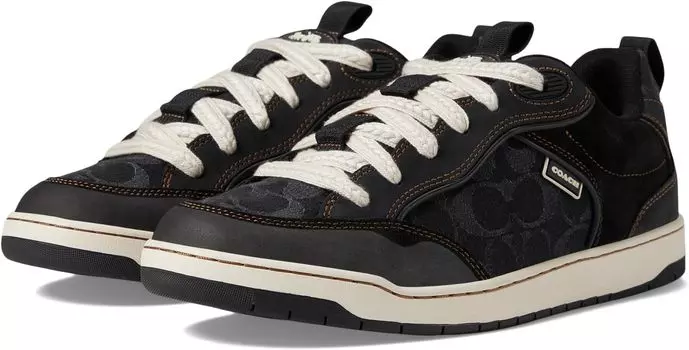 Кроссовки COACH C203 Denim Sneaker, черный