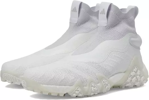 Кроссовки Codechaos Laceless Primeknit Boost Golf Shoes adidas, цвет Footwear White/Dash Grey/Crystal White