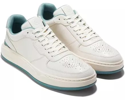 Кроссовки Cole Haan Grandpro Crew Wing Tip, цвет Ivory/Trellis/Cloud Blue