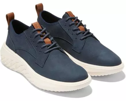 Кроссовки Cole Haan Zerogrand WFA Plain Toe Oxford, цвет Navy Nubuck/White Cap Gray