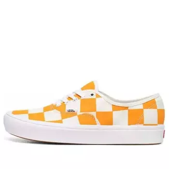Кроссовки comfycush authentic 'half big checker - cadmium yellow blue' Vans, желтый