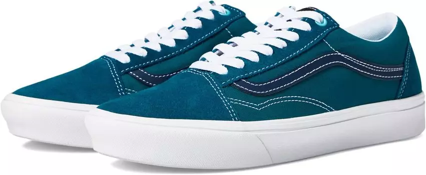 Кроссовки Comfycush Old Skool Vans, цвет Multi Block Blue Coral/Black