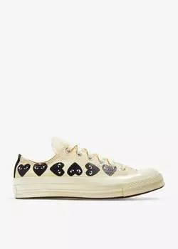 Кроссовки Comme Des Garons PLAY X Converse Multi Heart, белый
