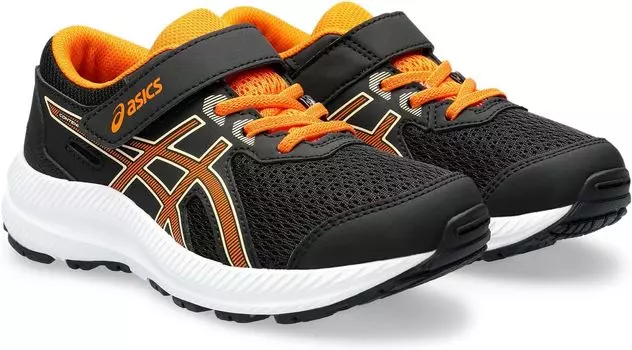 Кроссовки Contend 8 PS ASICS, цвет Black/Bright Orange