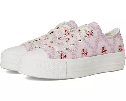 Кроссовки Converse Chuck Taylor All Star Low-Top Lift Platform Sneaker, цвет Summit Pink/Vintage White/Egret