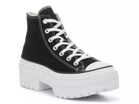 Кроссовки Converse Chuck Taylor Lugg Heel High-Top — женские, черные