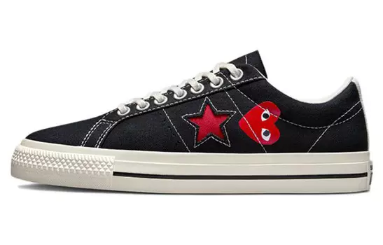Кроссовки Converse One Star Ox Comme Des Garcons Play Black