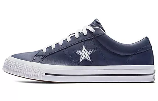 Кроссовки Converse One Star Perforated Leather Low Top Navy