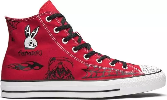 Кроссовки Converse Sean Pablo x Chuck Taylor All Star Pro Hi Red, красный